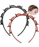 Bangs Hairstyle Hairpin Set - 2 PC Hair Clips & Headbands for Perfect Hairdos | Black & Brown - Buy Online on GoSupps.com