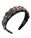 QIANXUAN Rhinestone Headband - Crystal Beaded Embellished Hair Accessory for Women - Buy Online on GoSupps.com