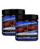 Manic Panic Blue Moon Classic Creme Vegan Cruelty Free Semi Permanent Hair Dye 2 x 118ml Blue Moon 118 ml (2Pack) - Buy Online on GoSupps.com