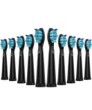 10 pieces of replacement brushes for Fairywill toothbrush FW 507/508/551/917/959/11 2011/D3/D7/D8 most SG series HP126A TB-5 medium-soft toothbrush bristles black - Buy Online on GoSupps.com