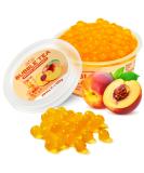 Buy Vegan & Gluten-Free Peach Bubble Tea Pearls - 490g | Premium Boba Fruit Pearls for International Shipping - Buy Online on GoSupps.com