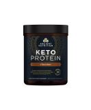 KetoPROTEIN Chocolate Powder 18g Protein 10g Fat Per Serving | Gluten Free, Low Carb, Paleo Friendly | Ancient Nutrition Keto Powder with Bone Broth and MCT Oil - 17 Servings - Buy Online on GoSupps.com