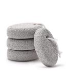 4-Pack Natural Pumice Stone for Feet by Borogo - Callus Remover for Feet and Hands - Exfoliating Foot File for Dead Skin on Heels, Elbows, and Hands - Buy Online on GoSupps.com