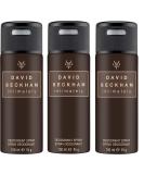 David Beckham Intimately Beckham Deodorant Anti-Perspirant Body Spray for Men 150 ml 3 Pack - Buy Online on GoSupps.com