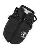 Winter Dog Jacket - Windproof Waterproof 2-in-1 Fleece Coat for Small Dogs | Warm Black Jacket - Buy Online on GoSupps.com