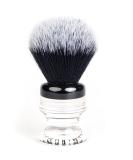 Fendrihan Black and White Synthetic Shaving Brush - Premium Two-Tone Acrylic Handle for Personal & Professional Shaving - Buy Online on GoSupps.com
