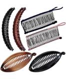 FLOFIA Vintage Banana Hair Clips - 6 Pcs Stretchable Hair Accessories & Jewelry - Buy Online on GoSupps.com