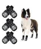 Mfsdai Anti-Slip Dog Socks - 3 Pairs with Adjustable Velcro for Small Medium & Large Dogs | Non-Slip Paw Protectors for Hardwood Floors - Buy Online on GoSupps.com