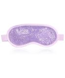 Cooling Eye Mask - Gel Pearl Cool Mask for Hot/Cold Therapy Sleep Relaxation Purple - Reusable for Swollen & Tired Eyes - Buy Online on GoSupps.com
