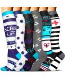 Compression Socks 20-30mmHg for Women & Men 6 Pairs Large-X-Large, Ideal for Running, Nursing & Sports | A03-Assorted - Buy Online on GoSupps.com