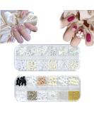 3D Nail Charms 2 Boxes Multi-Shape Aurora Bow Butterfly Flower Nail Art Charms Nail Pearls Rhinestone Caviar Beads Crystal Nail Gems for Nail Art Decoration DIY Crafts (A) - Buy Online on GoSupps.com