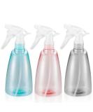 Diompirux 3-Piece 500ml Refillable Spray Bottles - Plastic Atomizer for Plants Hairdressers and More (Pink Blue Black) - Ideal for Garden Car and Home Use - Buy Online on GoSupps.com