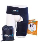 Sciatica Pain Relief Brace for Hip- Hamstring Compression Thigh, Groin Wrap Support for Pulled Muscles, Sciatic Nerve, Joints, Arthritis- For Men and Women | Right Leg - Buy Online on GoSupps.com