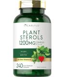 Carlyle Plant Sterols 1200 mg | 240 Ultra Potent Capsules | Non-GMO and Gluten Free Supplement | with Beta Sitosterol - Buy Online on GoSupps.com