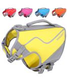 Vivaglory Sporty Pet Security Vest for Dogs - Durable Neoprene Rescue Vest with Velcro Fastener - Yellow - Small (Chest 46-56cm) - Buy Online on GoSupps.com