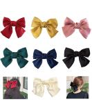 Yueser 7-Piece Big Bowknot Hair Clips Satin Ribbon Arc Accessories for Women | International Shipping Available - Buy Online on GoSupps.com