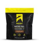 Ascent Native Fuel Whey Protein Powder - Post Workout Whey Protein Isolate, Zero Artificial Ingredients, Soy & Gluten Free, 5.7g BCAA, 2.7g Leucine, Essential Amino Acids, Chocolate 4 lb Chocolate 4 Pound (Pack of 1) - Buy Online on GoSupps.com