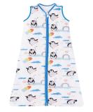 Chilsuessy Penguin Baby Sleeping Bag 2.5 tog - 70cm/3-12 Monate - All Year Round Wearable Blanket for Infant Boys and Girls - Buy Online on GoSupps.com