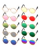 10 Piece Mixed Color Cat Dog Sunglasses for Halloween Cosplay Party - Pet Glasses Photo Props - Buy Online on GoSupps.com