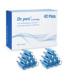 Dr. Pen Cartridges 42 Pins - 20 Pack Original Microneedling Replacement Needles for Ultima A8S M8S A9 - High-Quality Derma Stift Accessories - Buy Online on GoSupps.com