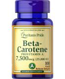 Beta Carotene for Immune and Eye Health by Puritan's Pride to Support a Healthy Immune System 100 Softgels - Buy Online on GoSupps.com