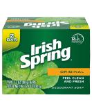 Irish Spring Original Deodorant Bar Soap 3.20 oz - 2 Pack - Buy Online on GoSupps.com