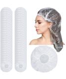 SATINIOR 50 Pieces Lengthen Disposable Shower Caps Waterproof Clear Elastic Bath Hair Caps for Women Big  Thick  Long Hair  Locs  Braids  for Portable Travel  Spa  Individually Wrapped - Buy Online on GoSupps.com