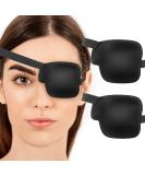 Ymapinc 3D Pirate Eye Patch - Adjustable Black Medical Eyepatch for Adults & Kids | Lazy Eye Amblyopia & Strabismus (Left Eye) - International Shipping Available - Buy Online on GoSupps.com