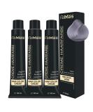 Femmas Hair Color Pure & Mix 3x Silver I Professional Cream with Argan Oil Keratin & Ceramides | Permanent Tint for Radiant & Durable Color Results - 100ml - Buy Online on GoSupps.com