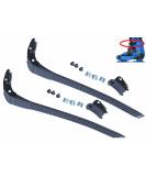 Alemon 2 Pieces Replacements Inline Roller Skating Shoes Energy Strap with Screws Nuts Skates Buckles Accessory,3 Colors Black Blue Pink Black Strap - Buy Online on GoSupps.com