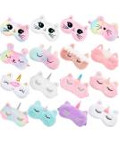 Kids Plush Sleeping Eye Masks - 16 Cute Styles for Sleeping, Travel, and Pajama Parties - Buy Online on GoSupps.com