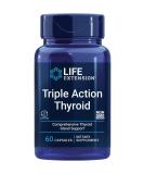 Life Extension Triple Action Thyroid Support - 60 Capsules for Optimal Health - Buy Online on GoSupps.com
