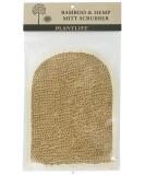 Plantlife Hemp & Bamboo Mitt Scrubber - Eco-Friendly Adjustable Fit for All Hand Sizes - Buy Online on GoSupps.com