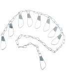 Eagle Claw 04300-005 Invincible 46-Inch Chain Stringer with 9-Snap Design - Multi-Color - Buy Online on GoSupps.com