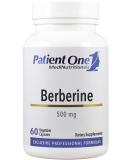 Patient One Berberine 500mg - 60 Veg Capsules for Balanced Blood Sugar & Cholesterol - Buy Online on GoSupps.com