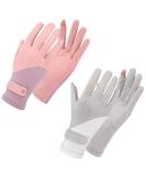 Newellsail Women s UV Sun Protection Full Finger Touchscreen Bicycle Gloves - Slipproof & Thin for Summer Golf & Fishing (2 Pairs) - Buy Online on GoSupps.com