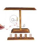 Handmade Wood Ring Toss Game Set with Shot Ladder Bundle - Fun Outdoor and Indoor Interactive Game for Adults - Buy Online on GoSupps.com