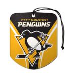 FANMATS 61600 NHL Pittsburgh Penguins Hanging Car Air Freshener, 2 Pack, Black Ice Scent, Odor Eliminator, Shield Design with Team Logo - Buy Online on GoSupps.com