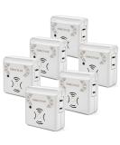 RIDDEX SonicPlus 6-Pack Indoor Pest Repeller - Chemical Free Rodent and Insect Repellent with Side Outlet - White - Buy Online on GoSupps.com