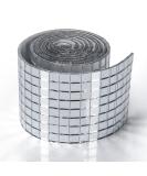 Art3dwallpanels Self-Adhesive 1888 Pieces Silver Glass Mirror Mosaic Tiles - DIY Craft Decoration & Party Disco Ball Mirror Tiles - Buy Online on GoSupps.com