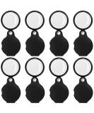 8 Packs 10X Mini Magnifying Glass Folding Pocket Magnifying Glass with Black Rotating Protective for Reading  Books  Jewelryâ¦ - Buy Online on GoSupps.com