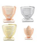 Caili 3-Color Make-Up Sponge Holder | Cosmetics Puff Display Stand for Storage & Drying (Gold Silver Red Gold) - Buy Online on GoSupps.com