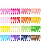 Sularpek 80 Pcs 2 Inch Candy Colorful Hair Clips for Girls, Toddlers, Teens & Women - Metal Snap Hair Accessories (Pack of 1) - Buy Online on GoSupps.com