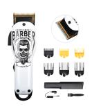 BESTBOMG Updated Professional Hair Clippers Cordless Hair Haircut Kit Rechargeable 2000mAh Hair Beard Trimmer Haircut Grooming Kit with 6 Guide Combs & for Men/Father/Husband/Boyfriend Y4-white - Buy Online on GoSupps.com