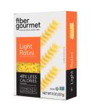 Fiber Gourmet Light Rotini Pasta - 8 Oz (Pack of 6) | Fiber-Rich, Low Calorie, Healthy, Kosher, Vegan Certified, Non-GMO | Made in USA - Buy Online on GoSupps.com