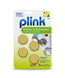 Plink-9024 Summit Brands Washer and Dishwasher Freshener Cleaner, 4 Tabs, 4-Count, Yellow, 4 Piece - Buy Online on GoSupps.com