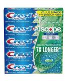 Crest Complete Whitening + Scope Toothpaste 6.5 oz (5 Pack) - Get a Brighter Smile! - Buy Online on GoSupps.com