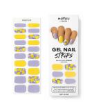 Buy MOYOU LONDON Semi-Cured UV Gel Strips - 20 Pieces for Salon-Quality Manicures | Gel Nail Foils UV Curing - Don't Be Sour - Buy Online on GoSupps.com