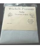Wichelt Permin Aida Premium Fabric 14 Count 18" x 25" Icelandic Blue - Buy Online on GoSupps.com
