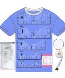 Tshirt Ruler Guide for Vinyl Alignment, T Shirt Rulers to Center Designs, Alignment Tool with Soft Tape Measure, Craft Sewing Supplies Accessories Tools for Cricut Heat Press HTV Heat Transfer Vinyl 01 PVC Transparent Professional Tshirt Ruler - Buy Online on GoSupps.com